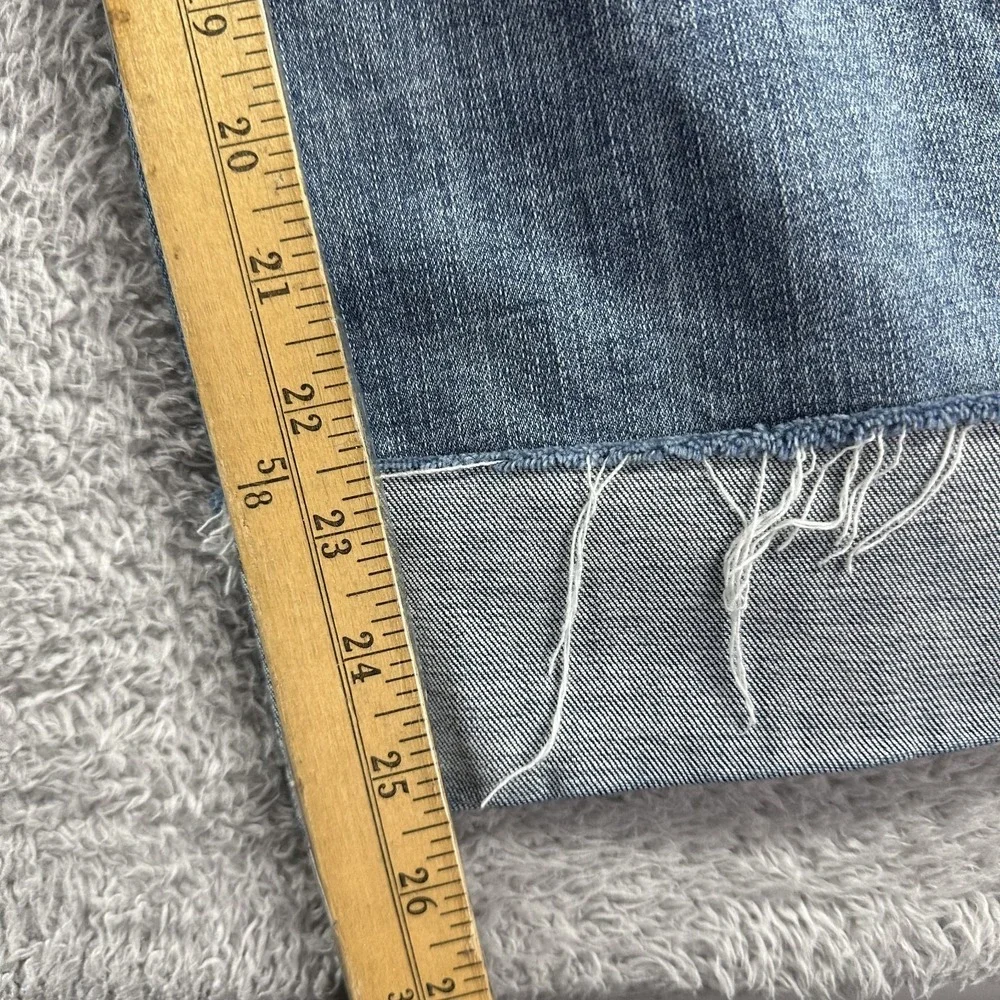 Kut From The Kloth Jeans Womens 14 Catherine Boyfriend Heavy Distress Rips Faded